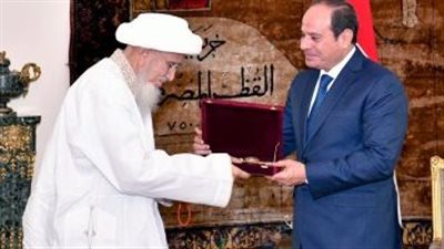 الرئيس السيسى يستقبل سلطان طائفة البهرة بالهند ويثمن دوره فى تجديد مقامات آل البيت