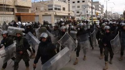 سطو مسلح على بنك فلسطين برام الله