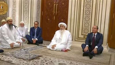 سلطان البهرة يشيد بالتعاون مع مصر فى خدمة آل البيت 