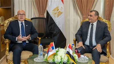 وزير الإنتاج الحربي يستقبل نائب رئيس الوزراء ووزير دفاع صربيا 