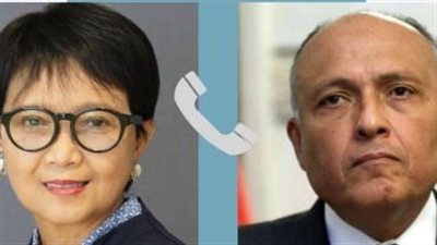 وزير الخارجية يتلقى اتصالاً هاتفياً من نظيرته الإندونيسية