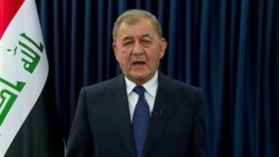 الرئيس العراقى يبحث ملف النازحين والأوضاع السياسية والأمنية بالبلاد