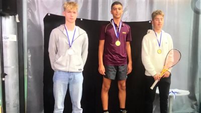 فوز اللاعب المصرى على عزت بالمركز الأول ببطولة فلندا المفتوحة للناشئين  تحت ١٧ سنة