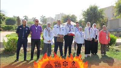 افتتاح مهرجان الفنون والأسمار الرابع لجوالة جامعة عين شمس