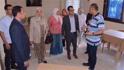 وفد المجلس القومى لحقوق الإنسان يتفقد عدد من المنشآت الصحية والخدمية