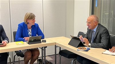  الدكتور سويلم يلتقى المبعوث الهولندي الخاص للمياه