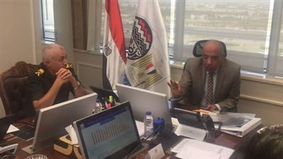 وزير قطاع الأعمال يستعرض أعمال مشروع التطوير بمجمع شركة مصر للغزل والنسيج وصباغي البيضا 