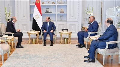 الرئيس السيسي يستقبل وزير خارجية الأردن