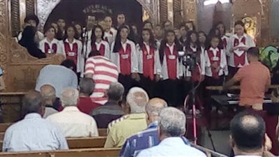 أسقف السويس يشارك فى أول أيام النهضة الروحية لتذكارالأنبا أنطونيوس