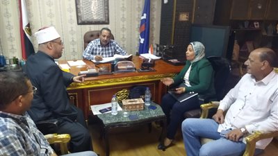 سعداوي السويس يستقبل وكلاء الأوقاف والتضامن والتموين لهذا السبب