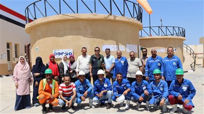 مياه الفيوم: حصول محطة مياه الريان المرشحة على شهادة الإدارة الفنية المستدامة 