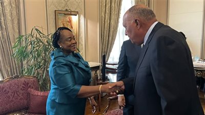 وزير الخارجية يستقبل رئيسة مجلس الشيوخ في جمهورية غينيا الاستوائية