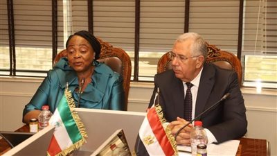 القصير يلتقي رئيسة مجلس الشيوخ لدولة غينيا الاستوائية بمقر الوزارة بالعاصمة الادارية 