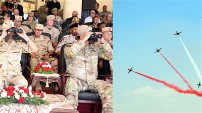 وزير الدفاع يشهد المرحلة الختامية للتدريب المصرى الأمريكى المشترك 