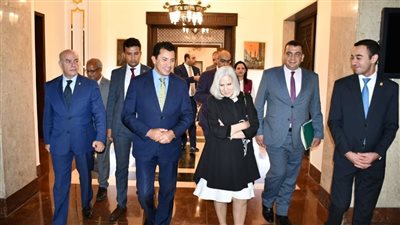 وزير الرياضة يترأس اجتماع المكتب التنفيذى الاستثنائي لمجلس وزراء الشباب والرياضة العرب