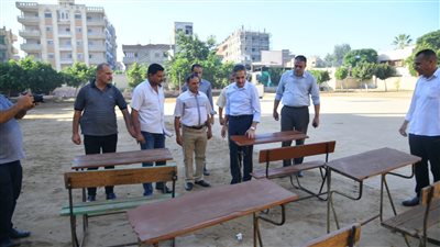 محافظ الغربية يتفقد 6 مدارس ببسيون للتأكد من جاهزيتها لاستقبال العام الدراسي الجديد
