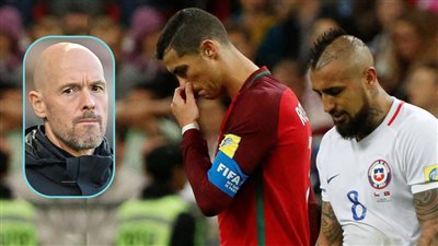 بسبب رونالدو.. فيدال مهاجما تين هاغ: المدربون الصلعان معقدون