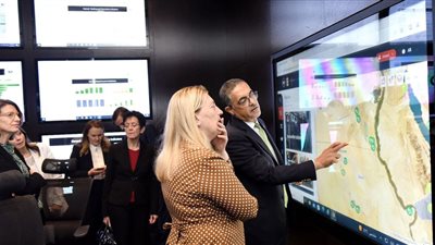 الرئيس التنفيذي للهيئة العامة للاستثمار ووزيرة  الدولة للشؤون الاقتصادية السويسرية يبحثان إنشاء لجنة اقتصادية مشتركة