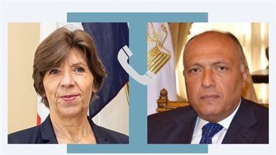 وزير الخارجية يناقش مع نظيرته الفرنسية جهود وقف التصعيد بين الجانبين الفلسطيني والإسرائيلي