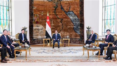 تفاصيل لقاء الرئيس السيسي مع رئيس الجمعية الوطنية بكوريا الجنوبية