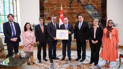 السيسي يلتقي المدير العام لمنظمة الصحة العالمية