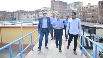 محافظ الغربية يتفقد محطة مياه المرشحة بطنطا