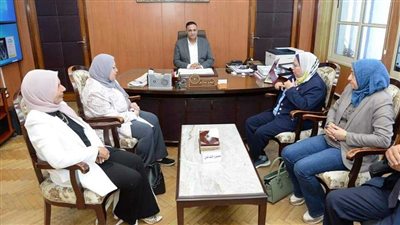 محافظ الدقهلية ووكيل التربية والتعليم يلتقي بمقرر واعضاء فرع المجلس القومي للمرأة  