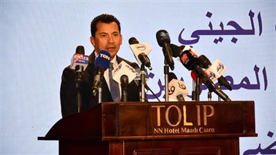 وزير الشباب يشهد المؤتمر الصحفى لانطلاق مشروع 