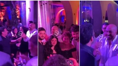 وصلة رقص على سطلانة.. فيديو وصور من حفل زفاف المخرج مجدي الهواري