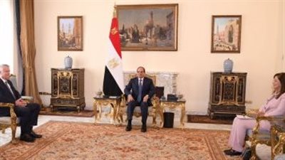 الرئيس السيسى يستقبل سكرتير عام منظمة التعاون الاقتصادى والتنمية