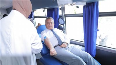 جامعة السويس تنظم حملة للتبرع بالدم تضامناً مع الأشقاء الفلسطينيين