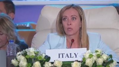 رئيسة حكومة إيطاليا: بلادنا تحاول الدفع من جانبها لإيجاد نقطة للحوار والسلام