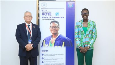 رئيس مجلس النواب يلتقي رئيسة برلمان تنزانيا