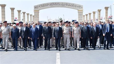الرئيس السيسي يتقدم الجنازة العسكرية للواء محمد أمين نصر