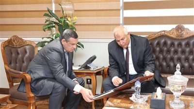 وزير التنمية المحلية يتابع مع محافظ الوادي الجديد الموقف التنفيذي للمشروعات الجارية بالمحافظة