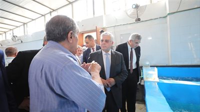 وزير التعليم العالي يفتتح أعمال تطوير مبنى المعهد القومي لعلوم البحار والمصايد