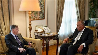 وزير الخارجية يستقبل المبعوث الأمريكي الخاص للقضايا الإنسانية في الشرق الأوسط