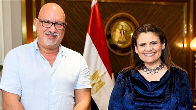 وزيرة الهجرة تستقبل عازر ساويرس رجل الأعمال المصري الفنلندي لبحث فرص الاستثمار في مصر