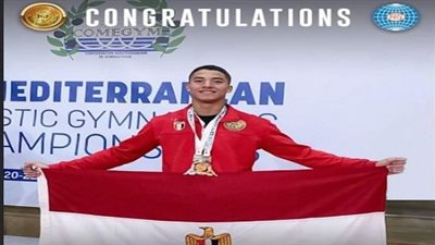 مصطفى إبن المؤسسة الرياضية العسكرية بسموحة .. بطل من ذهب 