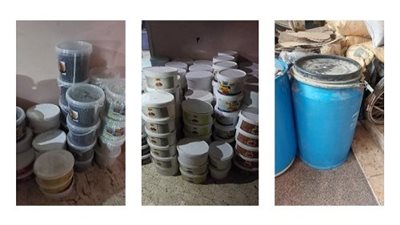 بدون ترخيص..  ضبط مالك مصنع لتصنيع الحلوى مجهولة المصدر