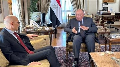 سامح شكري يستقبل مفوض الأمم المتحدة السامي لحقوق الإنسان (صور)