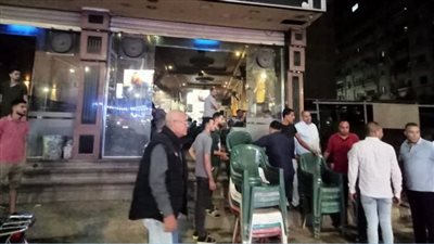 بسبب شكوي مواطن .. رفع 500 حالة تعدٍ للمقاهي بشارع المريوطية 