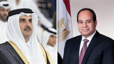 تفاصيل جلسة مباحثات الرئيس السيسي وأمير قطر