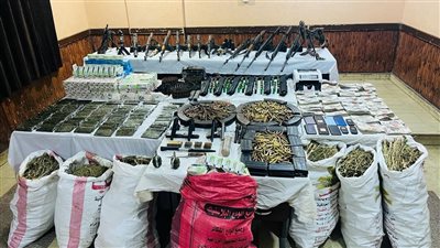 عقب تبادل إطلاق النيران..  مصرع 6 عناصر جنائية شديدة الخطورة وإستشهاد ضابط شرطة