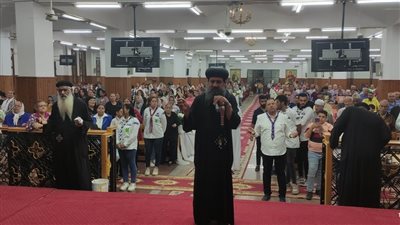 كنيسة مار جرجس بالسويس تحتفل بعيد شفيعها