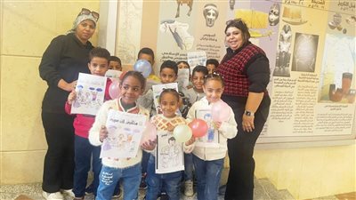  السويس القومي يستقبل مجموعة من الأطفال بمناسبة الإحتفال باليوم العالمي للطفل