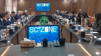 اقتصادية قناة السويس تستقبل وفد شركة Sailun الصينية لإطارات السيارات بالسخنة