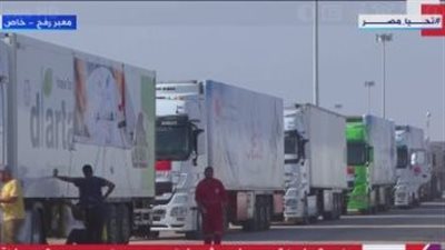 القاهرة الإخبارية: 90 شاحنة دخلت غزة وجارى استكمال إدخال شاحنات أخرى