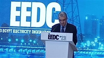 وزير الكهرباء يلقى كلمة فى افتتاح مؤتمر 