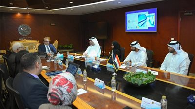 رئيس الرقابة المالية يستقبل وفد مسئولي جهاز أبو ظبي للمحاسبة لبحث سبل التعاون المشترك